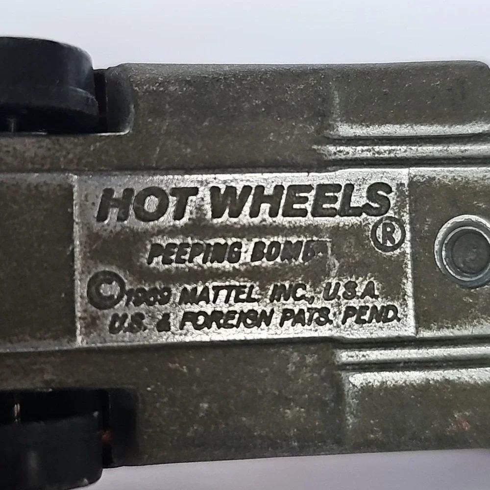 1969 Hot Wheels Peeping Bomb Orange Spectraflame Redline USA Diecast Car Vintage